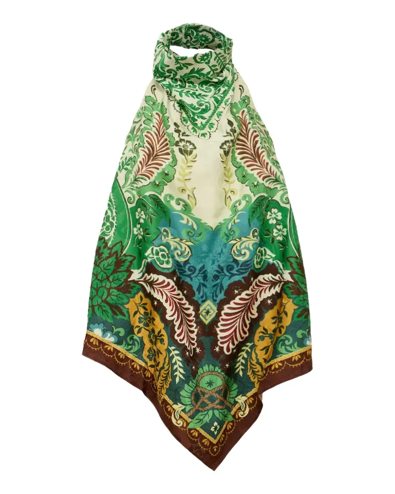 ALEMAIS Florence Oberteil mit Paisley-Print - Grün Grün