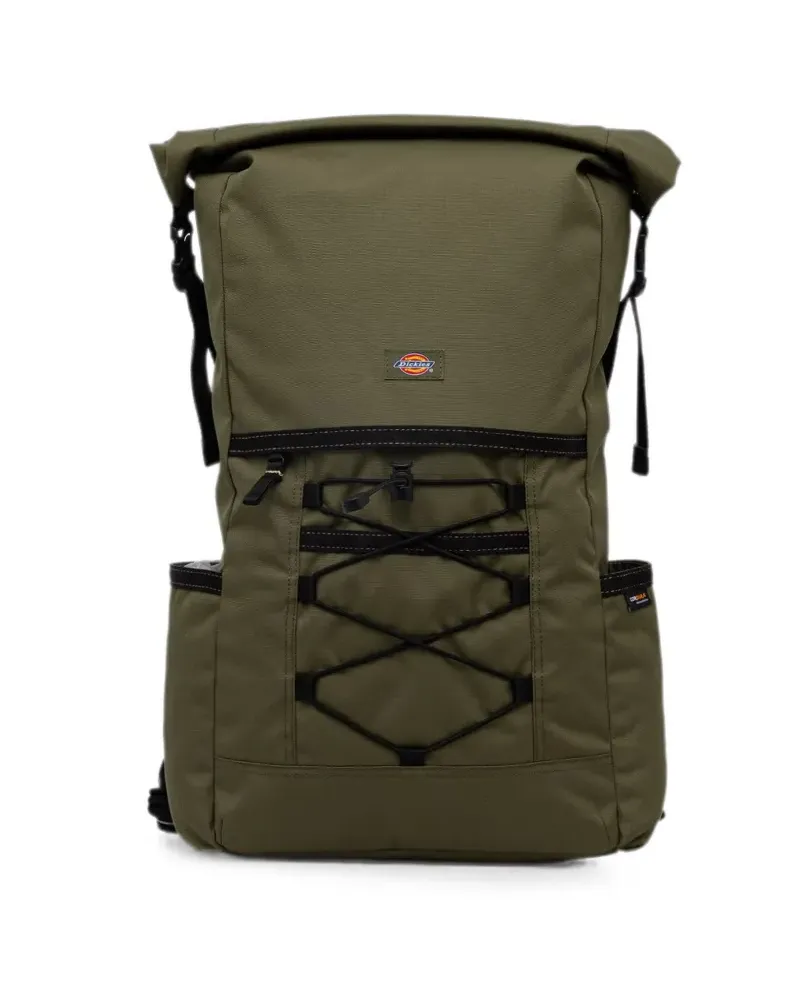 Dickies roll-top logo-patch backpack - Grün Grün