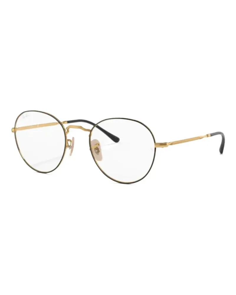 Ray Ban Brille mit runden Gläsern - Gold Gold