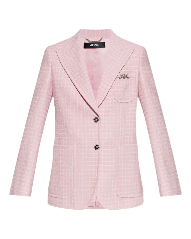 Versace Sakko mit Karomuster - Rosa Rosa