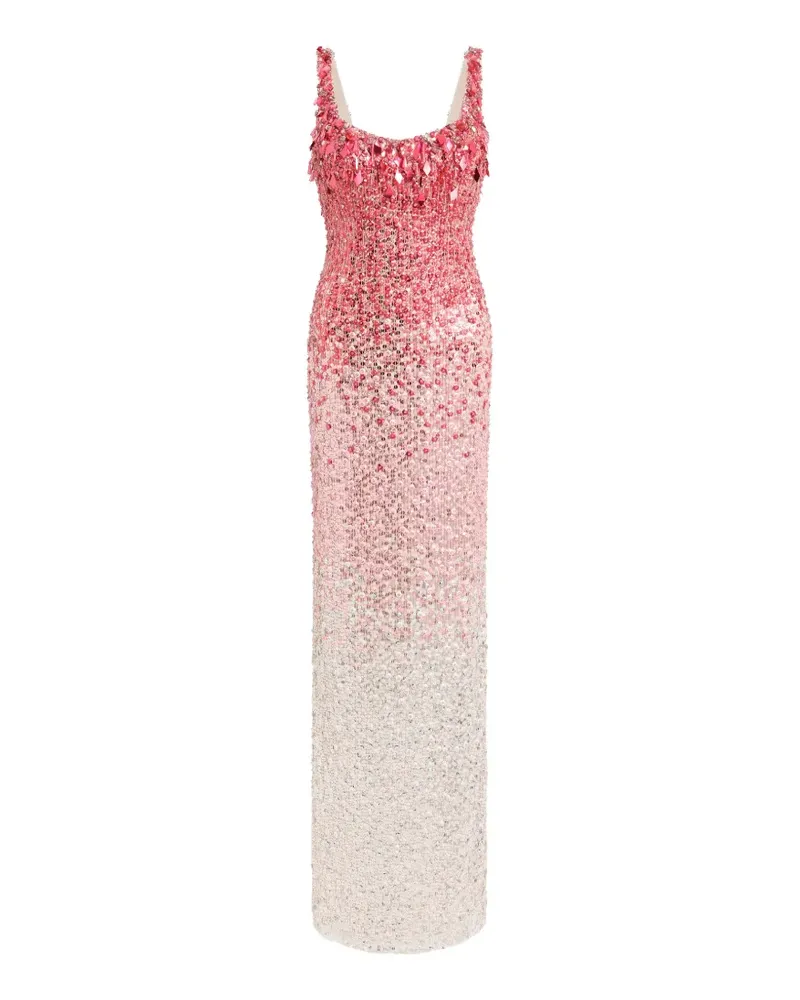 Jenny Packham Decora Maxikleid mit Pailletten - Rosa Rosa
