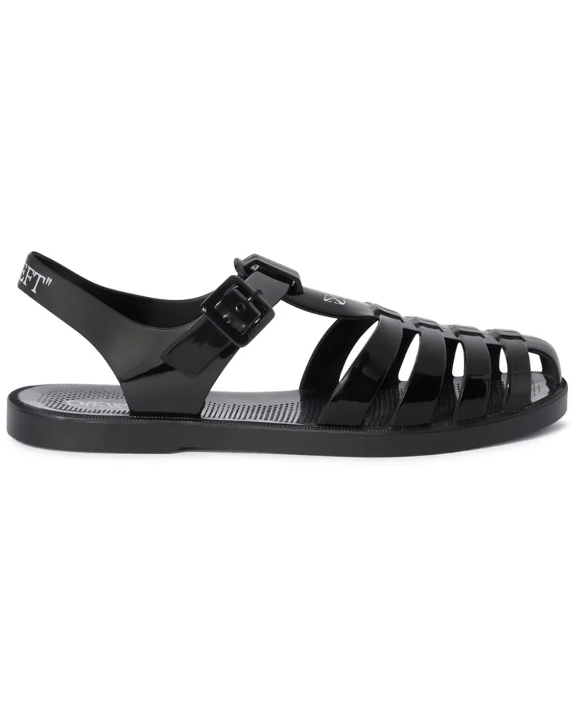 OFF-WHITE Off To Sandalen - Schwarz Schwarz