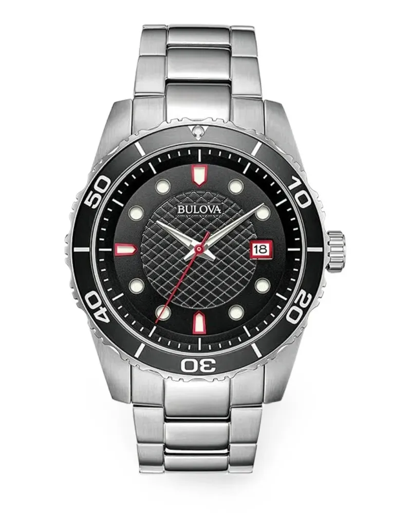 BULOVA Versatile 44mm watch - Schwarz Schwarz