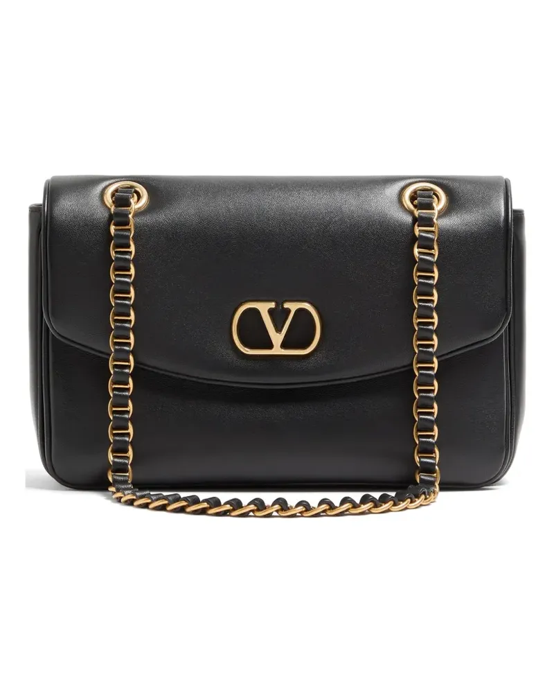 Valentino Garavani Mittelgroße Djuna Tasche aus Nappaleder - Schwarz Schwarz