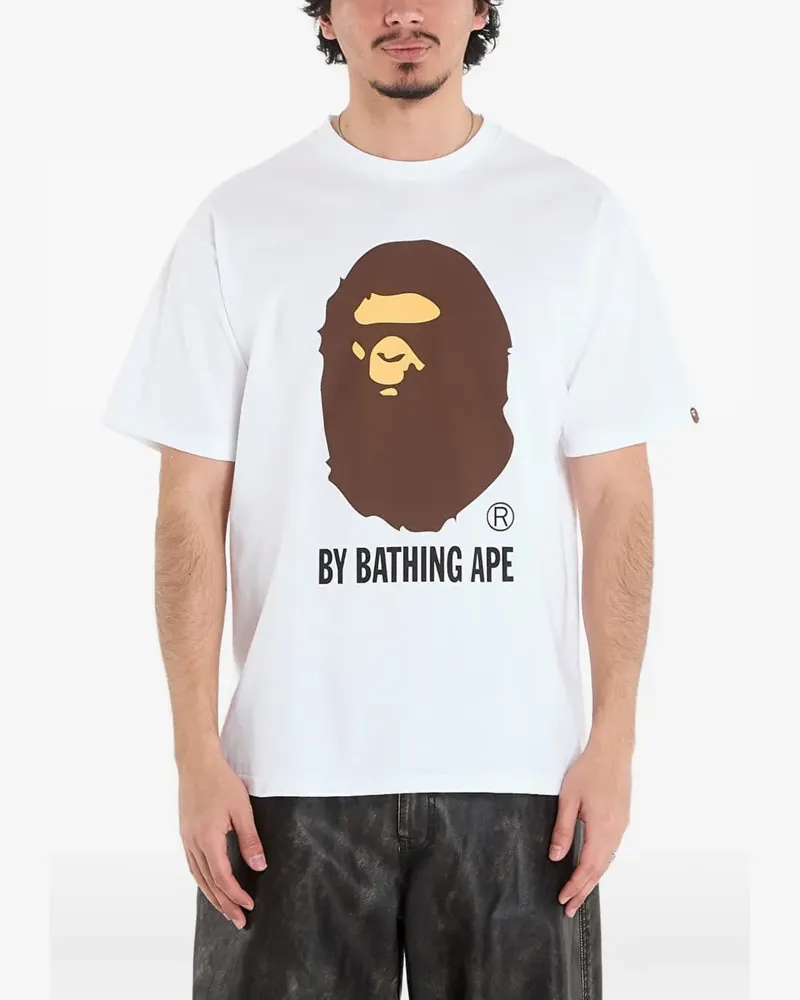 BAPE A BATHING APE By Bathing Ape Tee UNISEX - Weiß Weiß