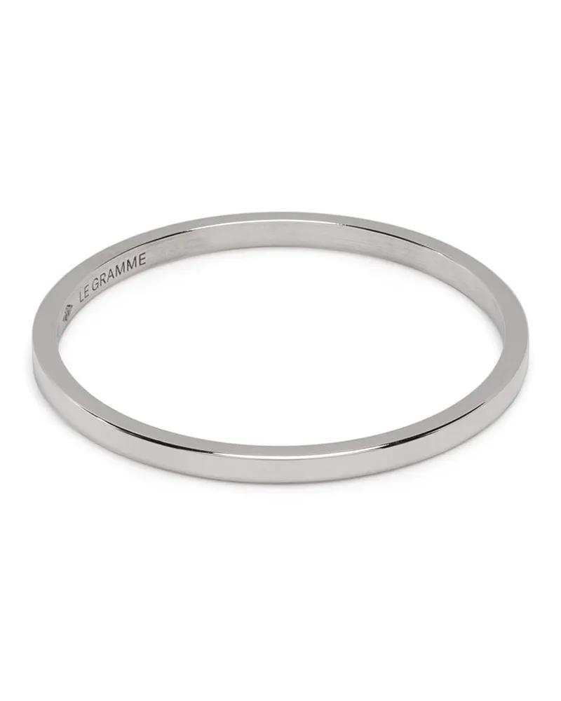 Le Gramme Ring mit Logo-Gravur - Silber Silber