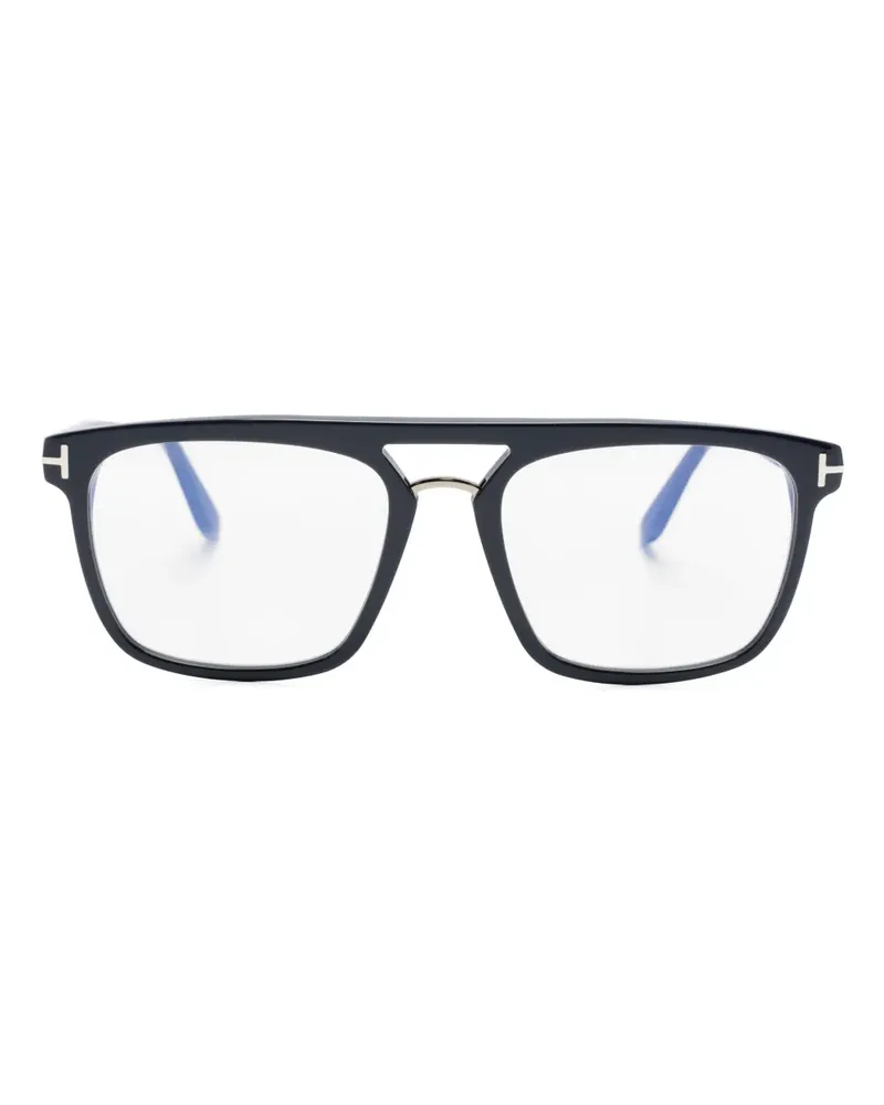 Tom Ford Brille mit eckigem Gestell - Blau Blau