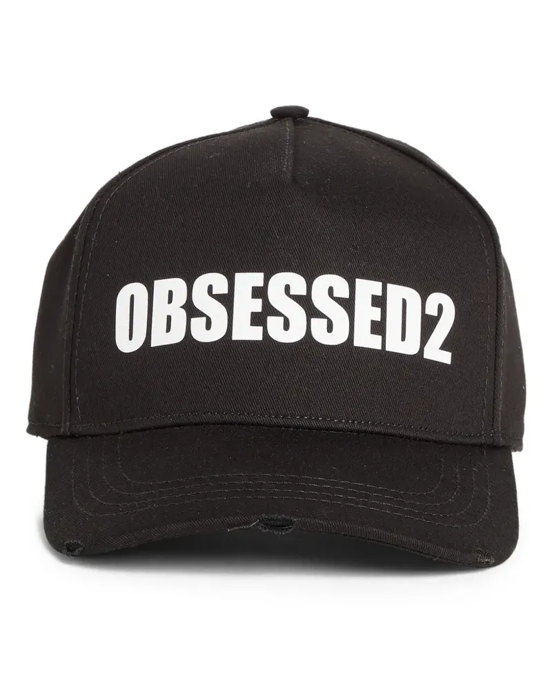 Dsquared2 Baseballkappe aus Baumwolle - Schwarz Schwarz
