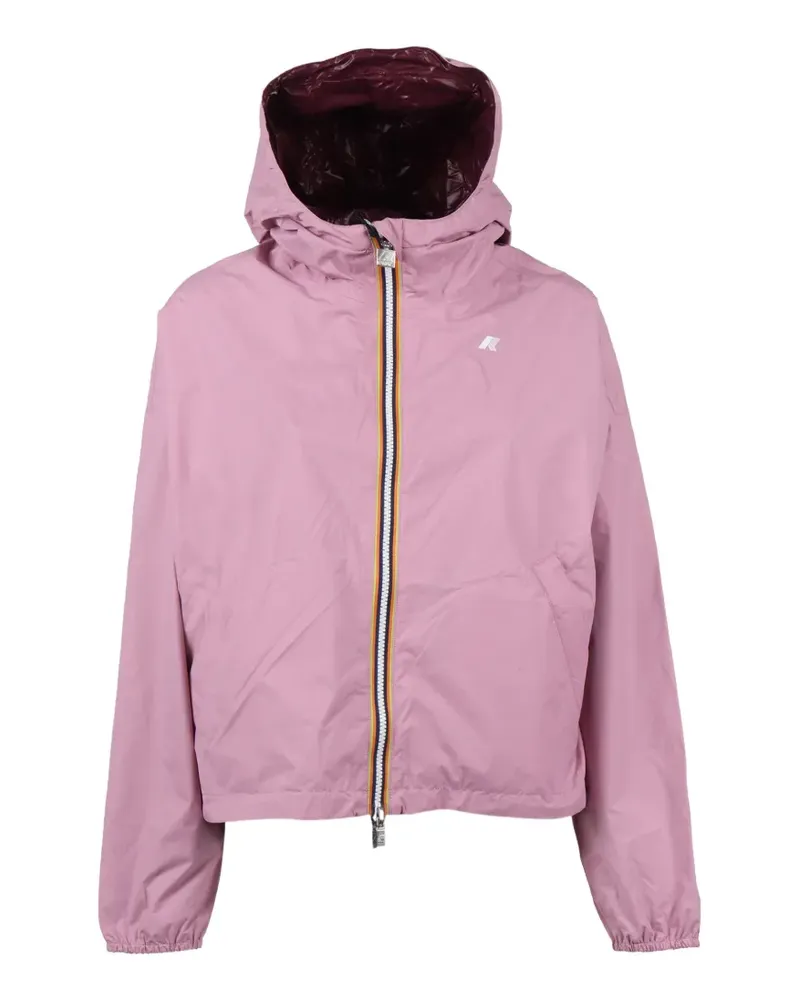 K-Way Laurette double hooded jacket - Rosa Rosa