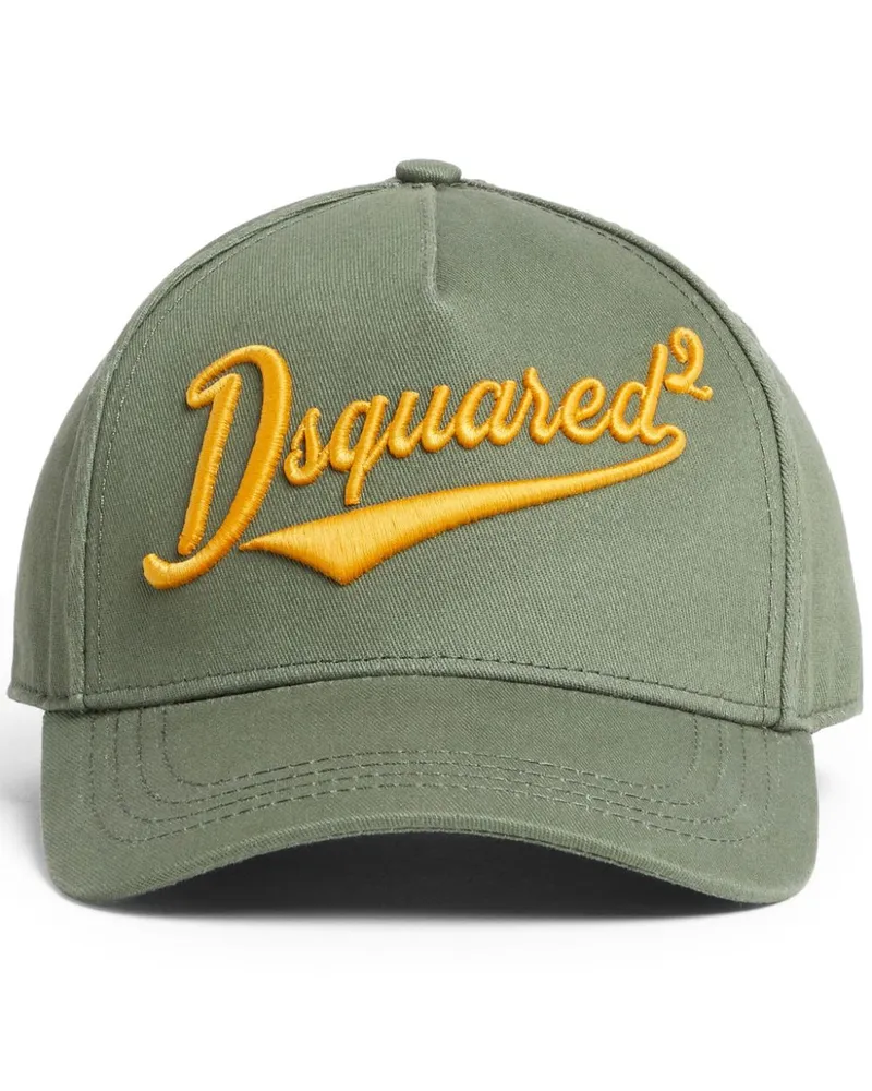 Dsquared2 Baseballkappe mit Logo-Stickerei - Grün Grün