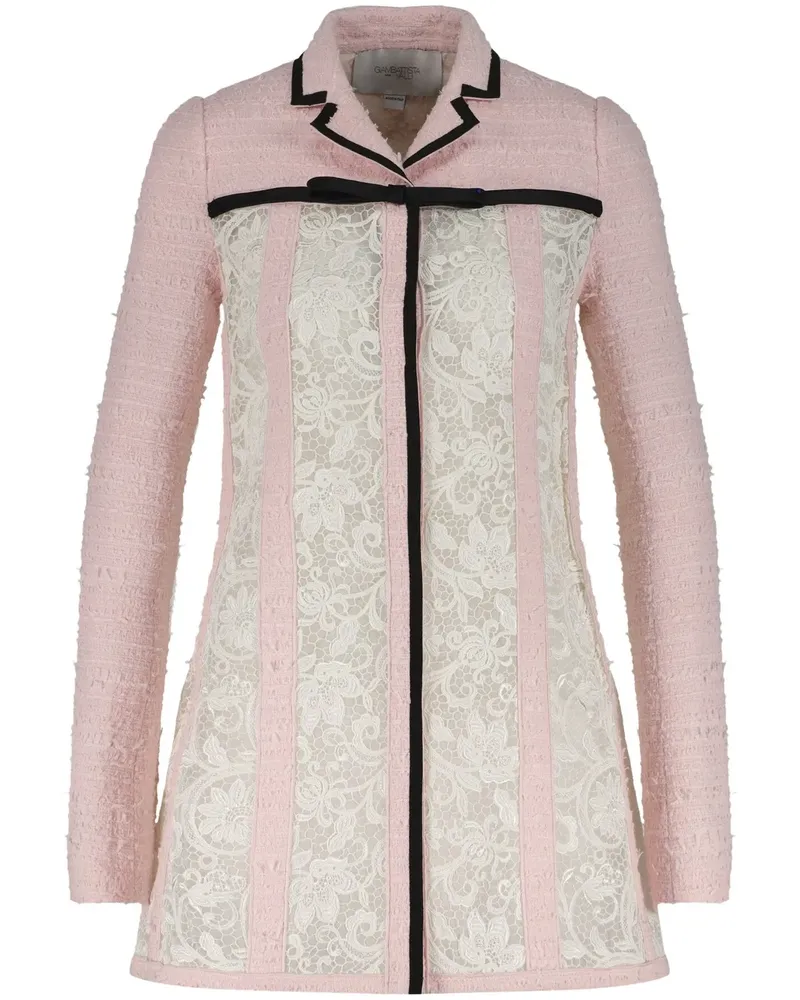 Giambattista Valli Hemd mit Blumenstickerei - Rosa Rosa