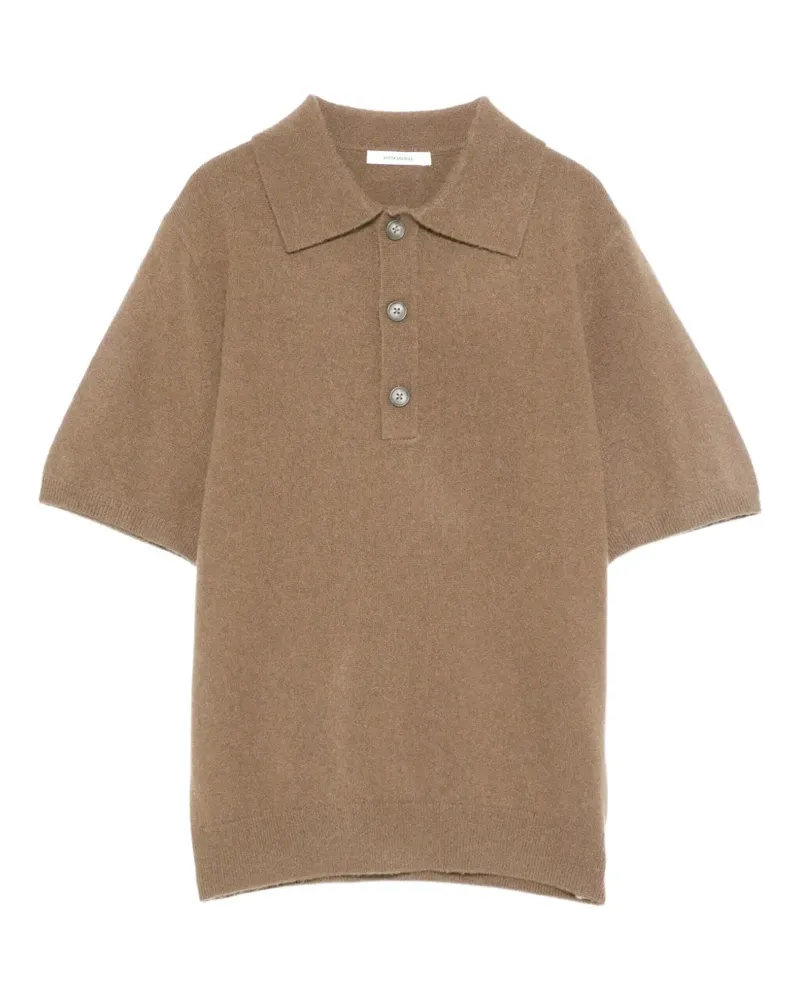Entire Studios buttoned polo shirt - Braun Braun