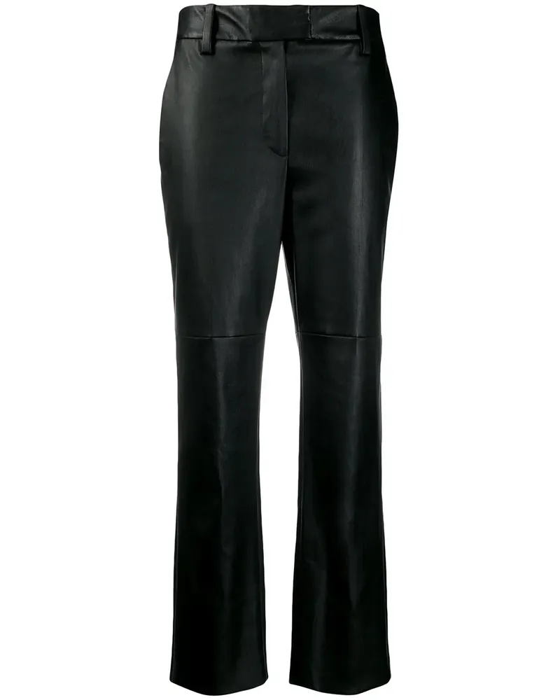 Brunello Cucinelli Cropped-Hose mit geradem Bein - Schwarz Schwarz