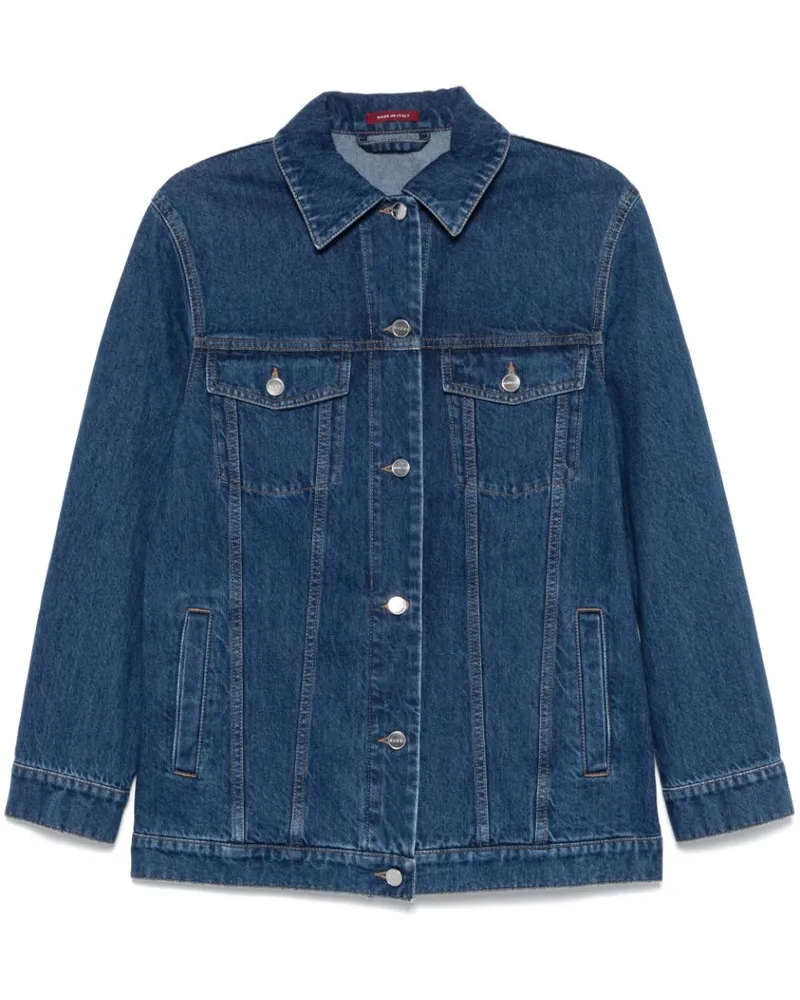 Gucci Jacke mit Logo-Print - Blau Blau