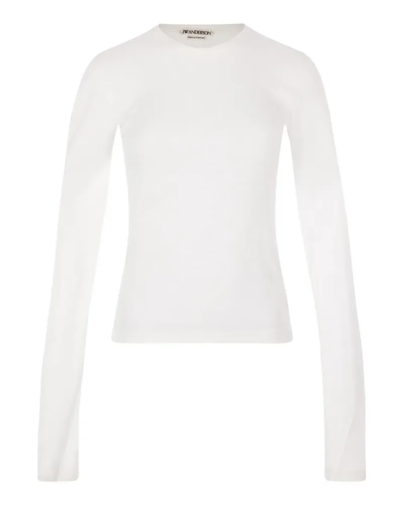 J.W.Anderson Klassisches Langarmshirt - Weiß Weiß