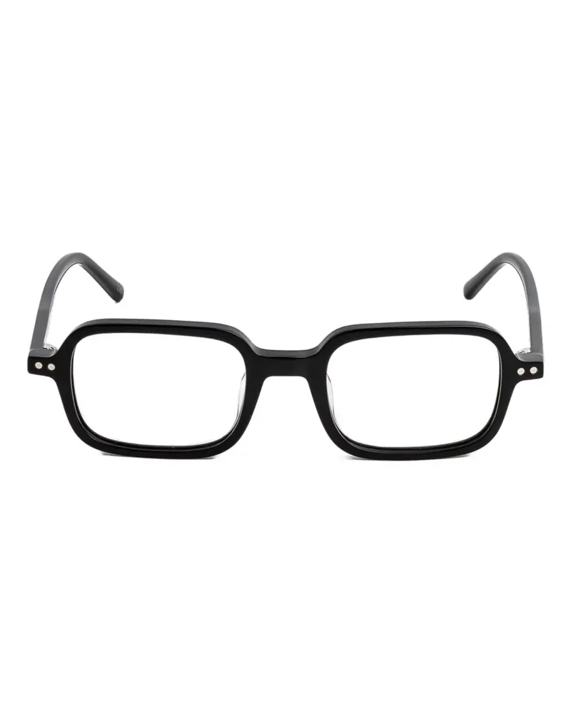 EPOS ANG clip-on square-frame glasses - Schwarz Schwarz