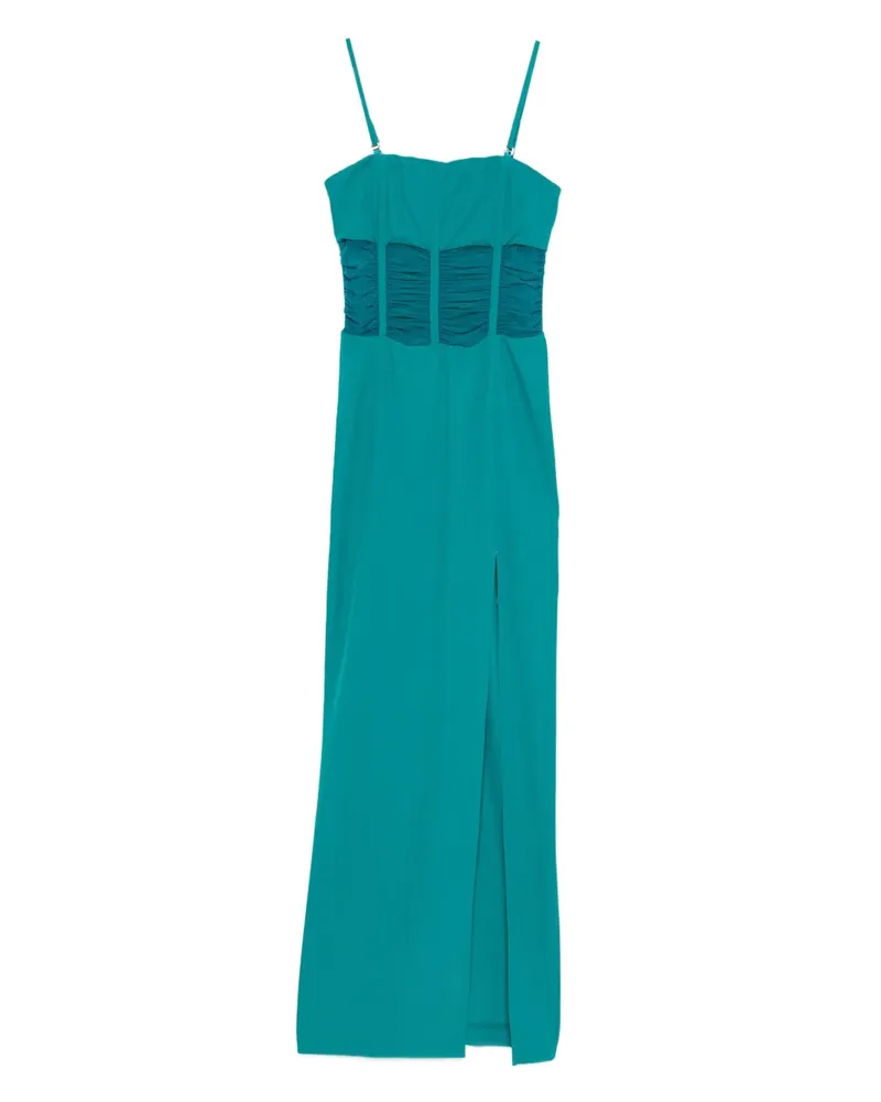 Patrizia Pepe Kleid mit seitlichen Schlitzen - Blau Blau