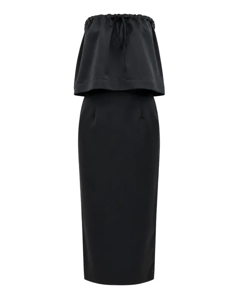 N° 21 straight midi skirt - Schwarz Schwarz