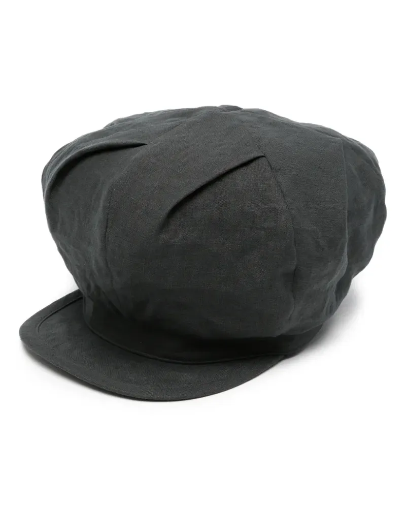 Yohji Yamamoto Hut mit Falten in der Krone - Grau Grau