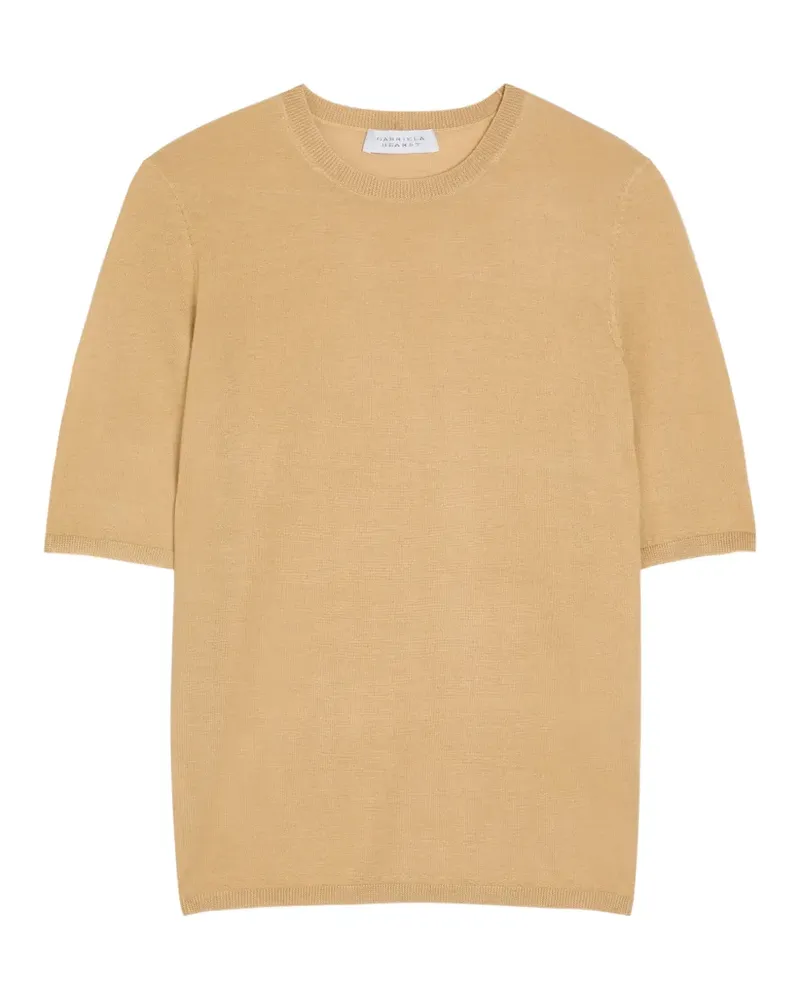 Gabriela Hearst T-Shirt mit Rundhalsausschnitt - Nude Nude