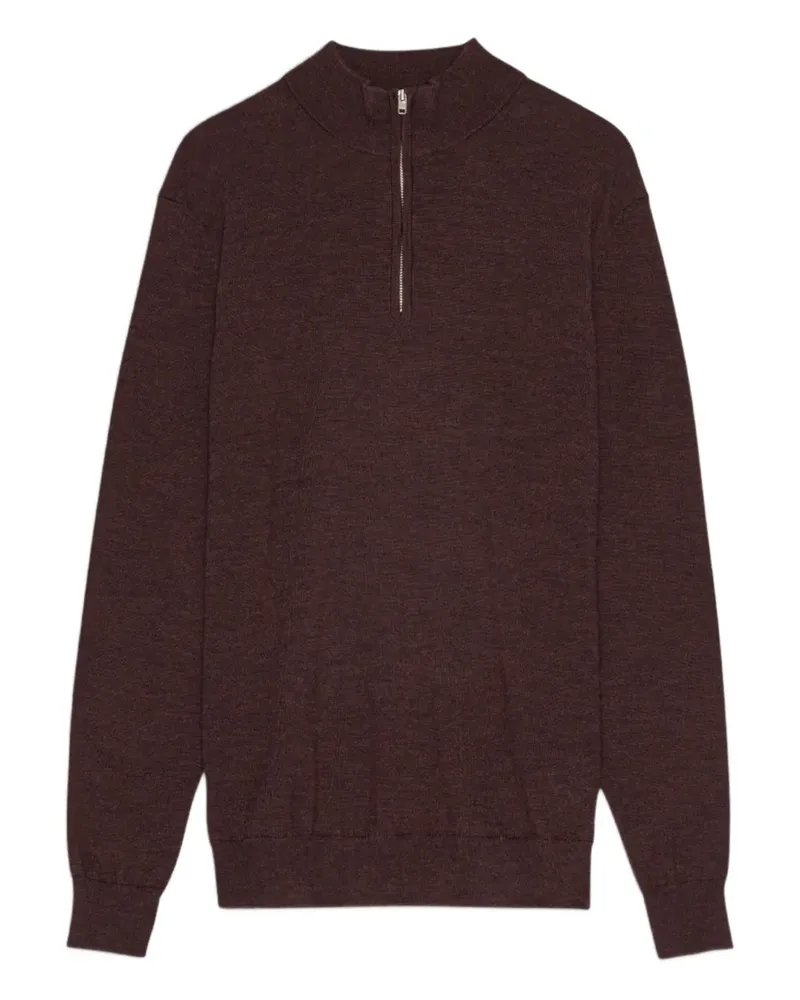 NN 07 Klassischer Pullover - Braun Braun