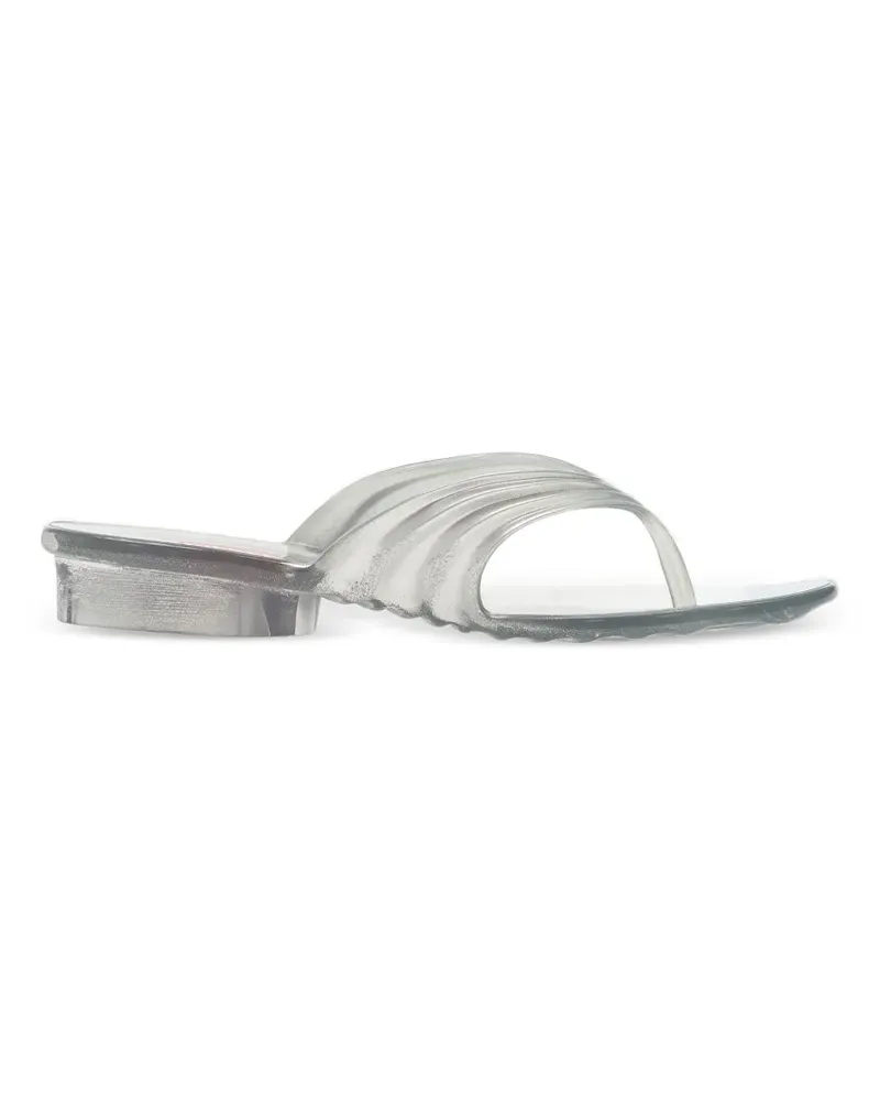 Melissa Skulpturale Sandalen mit Zehensteg - Weiß Weiß
