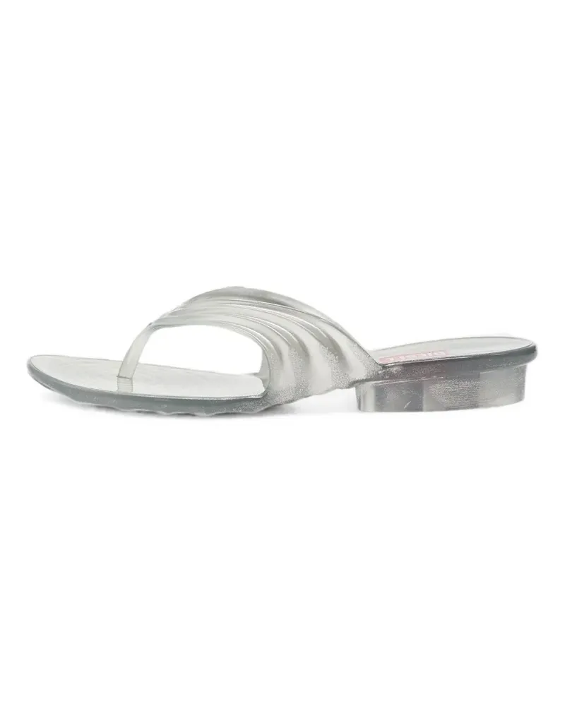 Melissa sculpted thong-strap sandals - Weiß Weiß