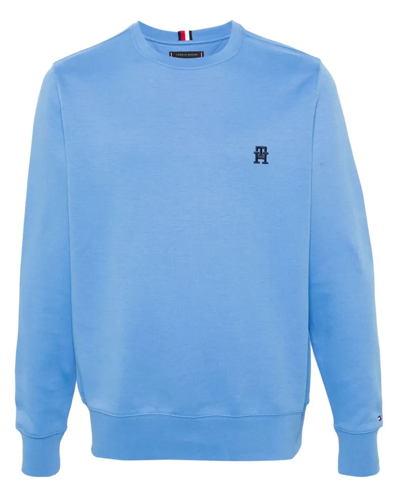 Tommy Hilfiger Sweatshirt mit Logo-Stickerei Blau