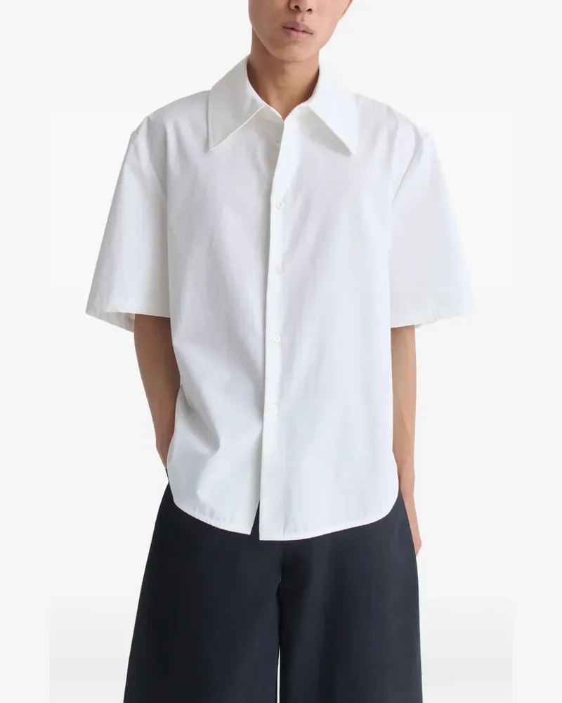 Séfr Waylon Hemd mit kurzen Ärmeln - Weiß Weiß