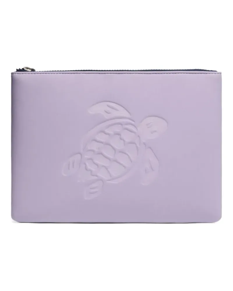 Vilebrequin Turtle Clutch mit Prägung - Violett Violett