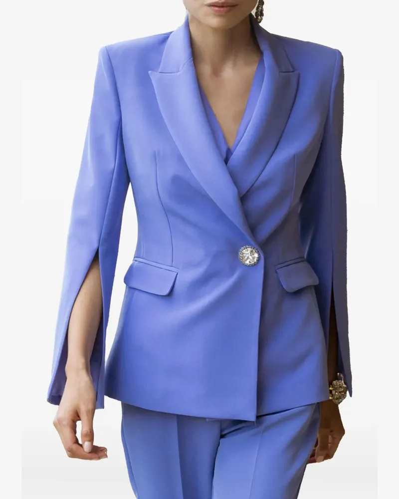 Hanita Verzierter Blazer mit geschlitzten Ärmeln - Violett Violett