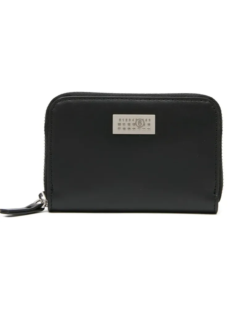 Maison Margiela Portemonnaie mit Reißverschluss - Schwarz Schwarz