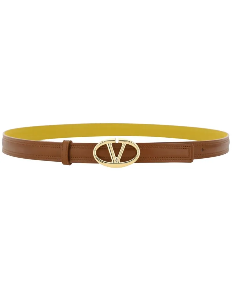 Valentino Garavani Gürtel mit VLogo - Braun Braun