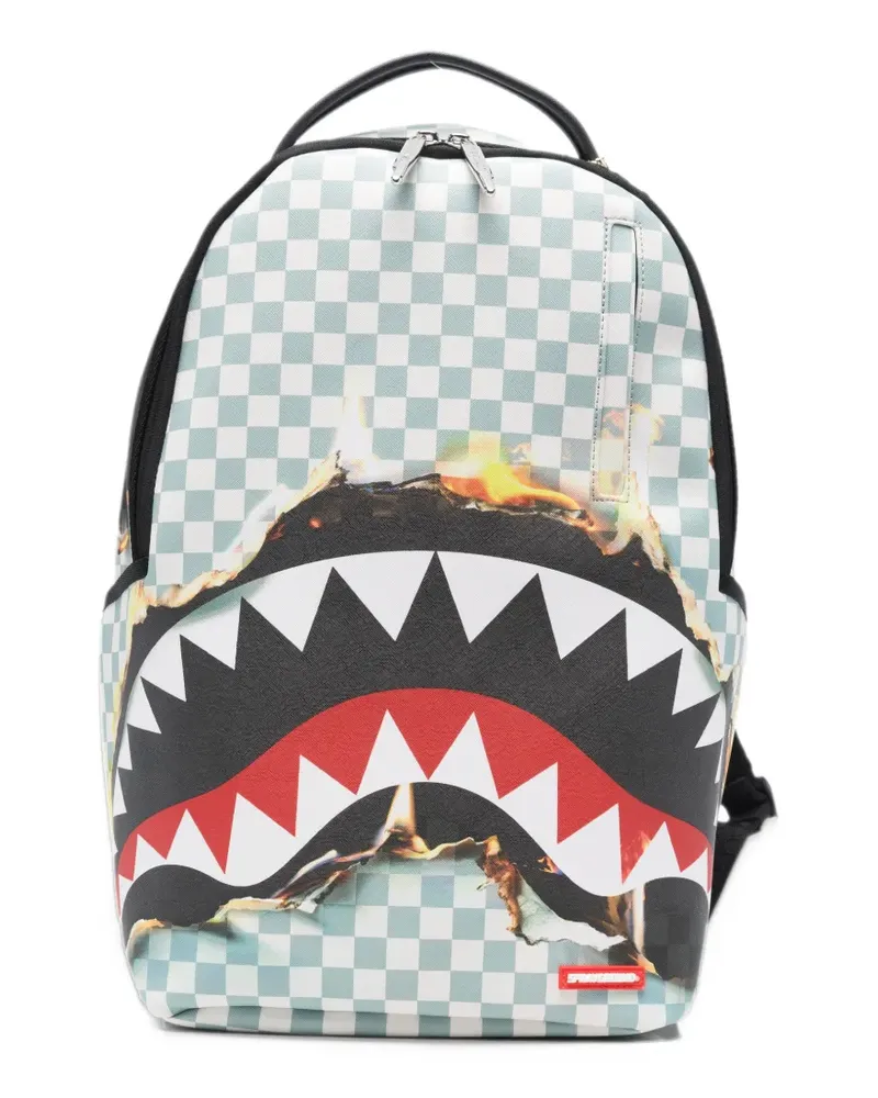 Sprayground Reveal the Real checkered backpack - Nude Nude