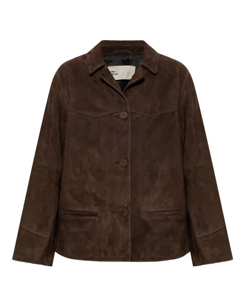 Tory Burch suede jacket - Braun Braun