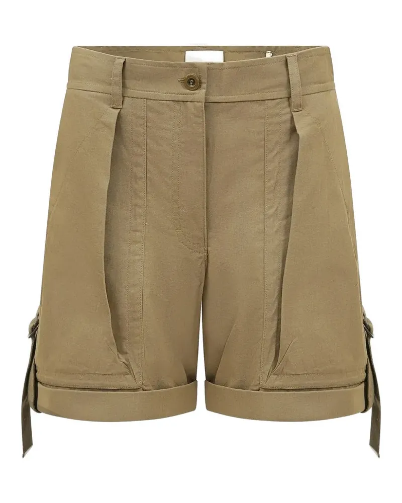 Isabel Marant Boniza panelled D-ring shorts - Nude Nude