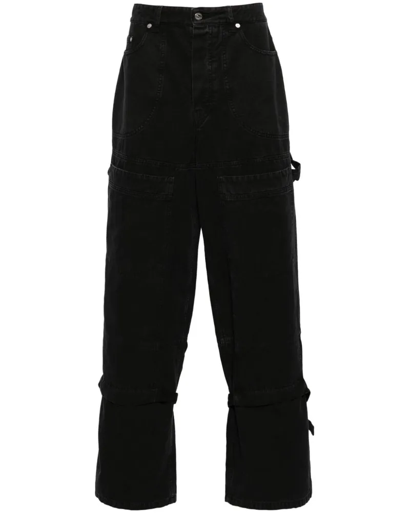 OFF-WHITE Hose im Workwear-Look - Schwarz Schwarz
