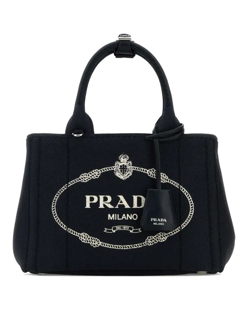 Prada Kleine Jardinière Handtasche - Schwarz Schwarz