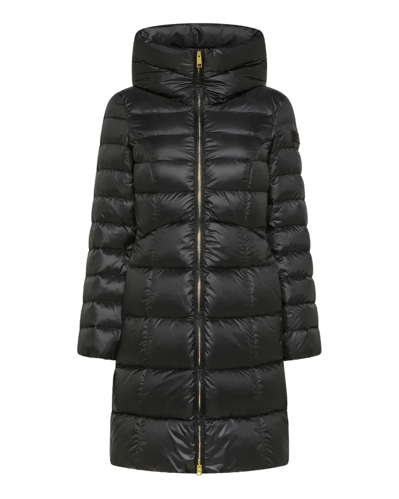 Peuterey Fortex Mqn quilted hooded coat - Schwarz Schwarz