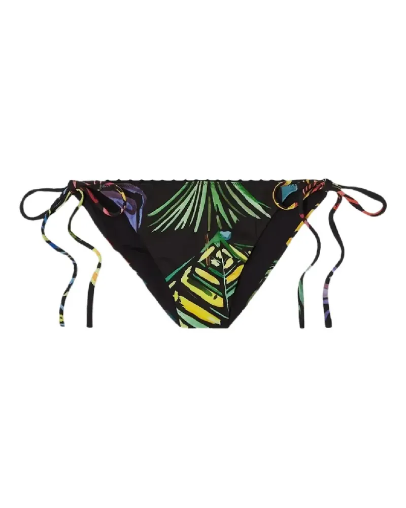 Charo Ruiz Marisa abstract-print bikini bottoms - Schwarz Schwarz