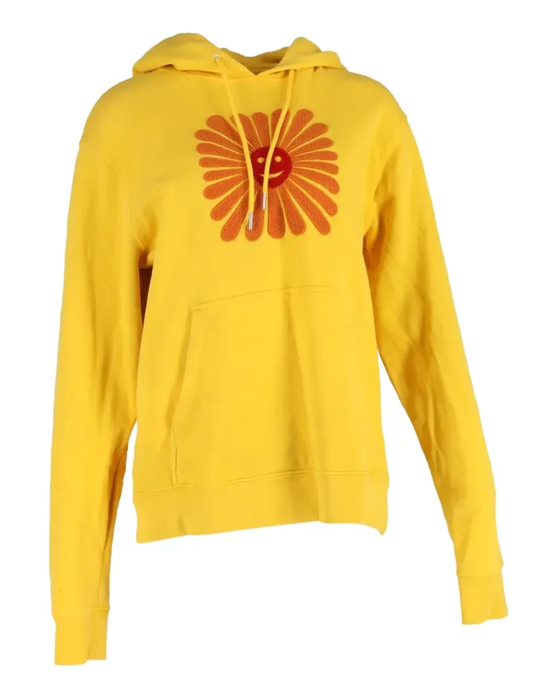 Sandro Langärmeliger Hoodie - Gelb Gelb
