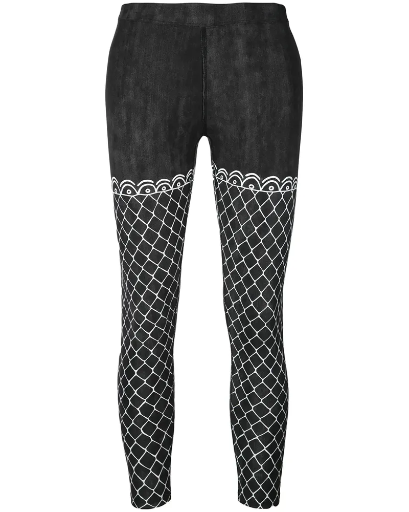 Haculla Klassische Netzleggings - Schwarz Schwarz