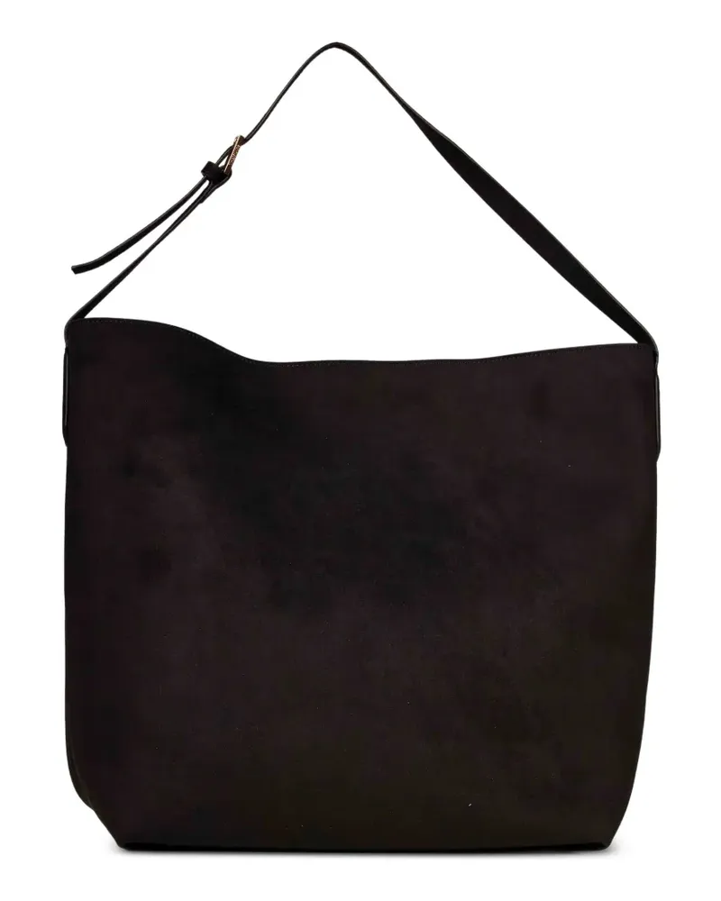 THEMOIRÈ Tote Bag mit Wildledereffekt - Schwarz Schwarz