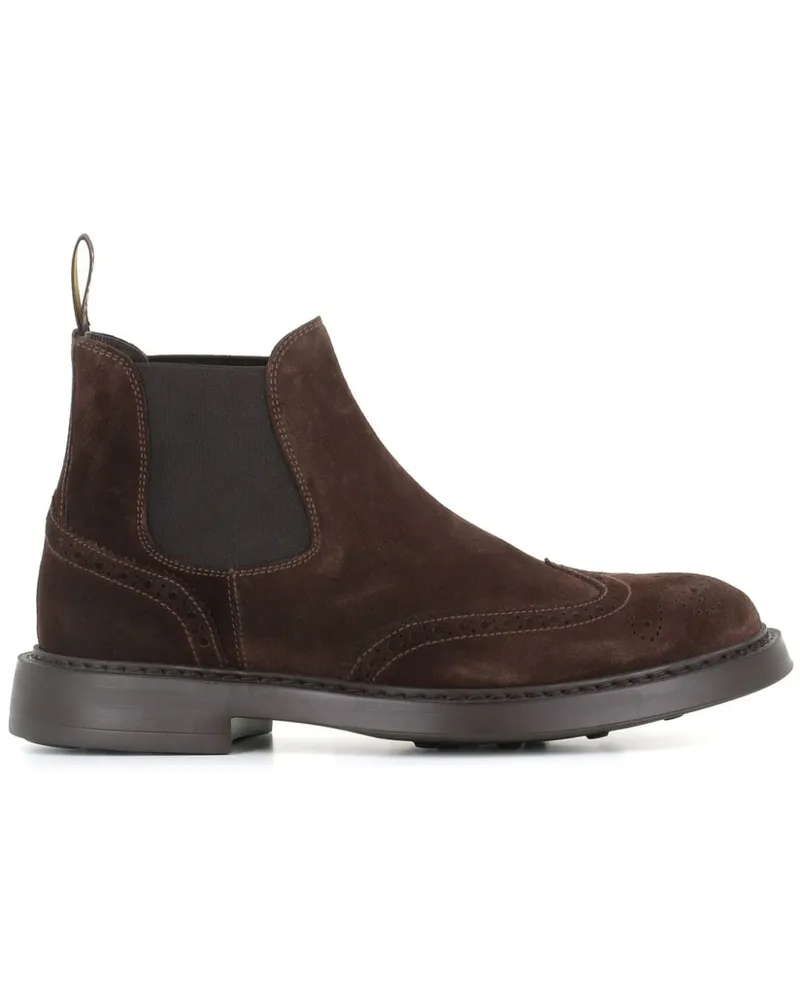 Doucal´s Stiefel mit Budapestermuster - Braun Braun