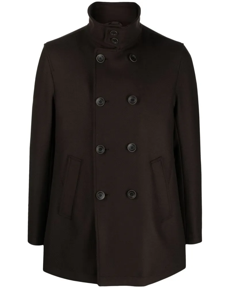 Herno Doppelreihiger Mantel - Braun Braun