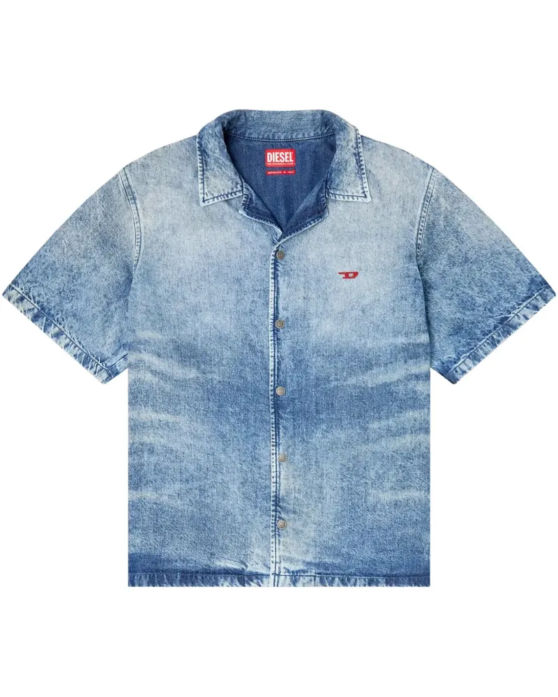 Diesel N-Nabil-Fsg Hemd - Blau Blau