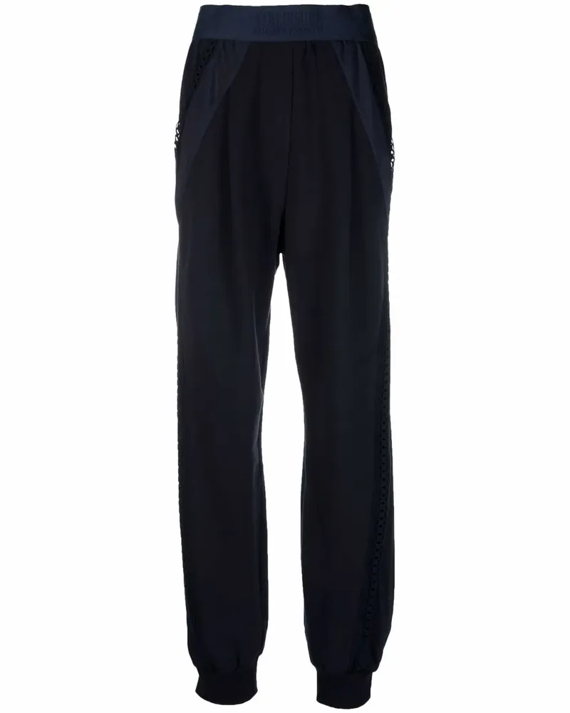Alberta Ferretti Jogginghose mit Cut-Out - Blau Blau