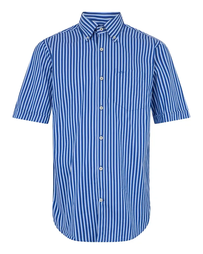 Paul & Shark striped short-sleeve shirt - Blau Blau