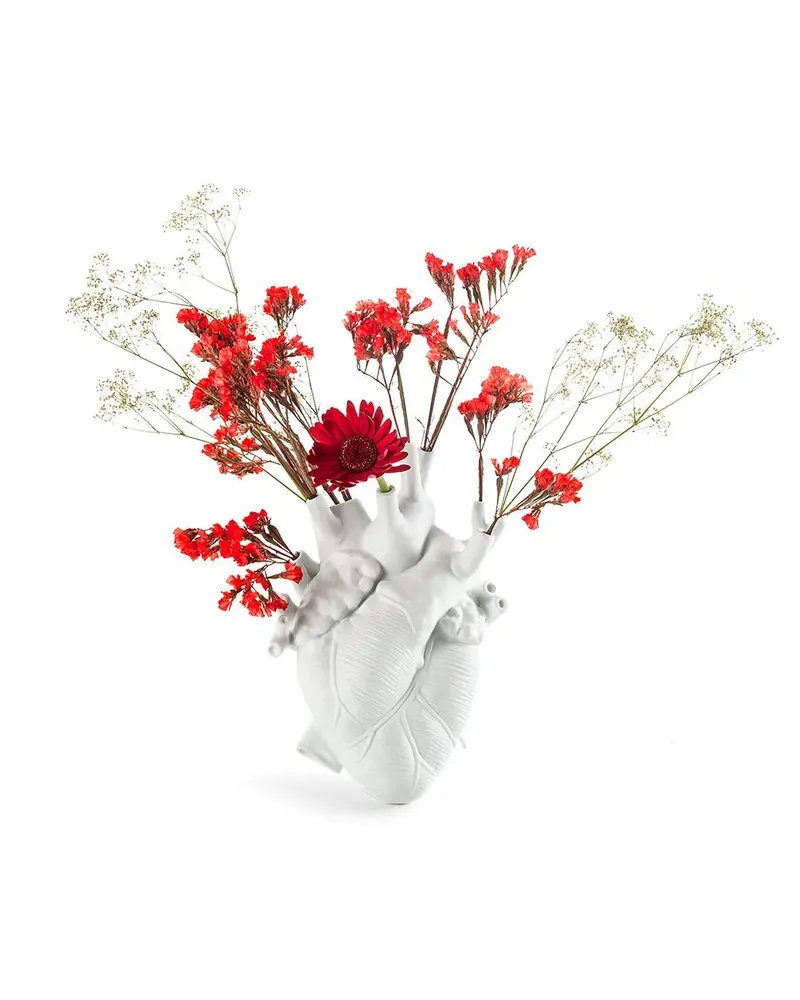 Seletti Love in Bloom' Vase - Weiß Weiß