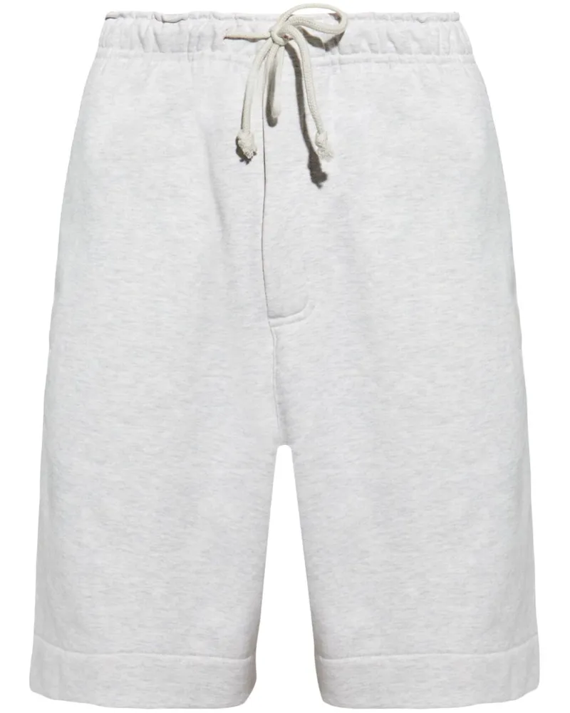 Y-3 Shorts mit Logo-Print - Grau Grau